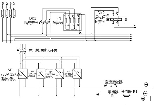 充電樁原理圖