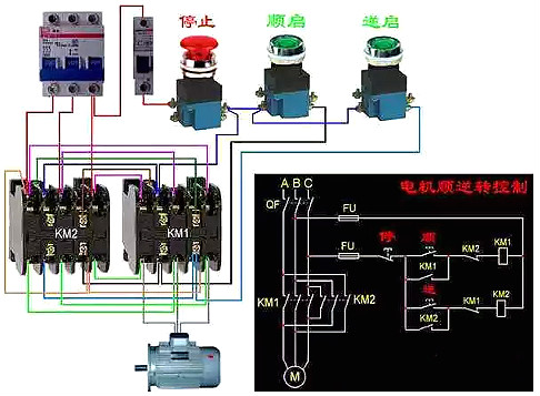 三相異步電動機(jī)接線圖