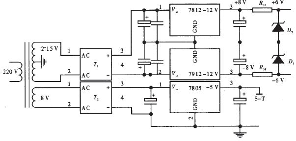 模擬溫控電路