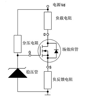 場(chǎng)效應(yīng)管恒流源電路圖