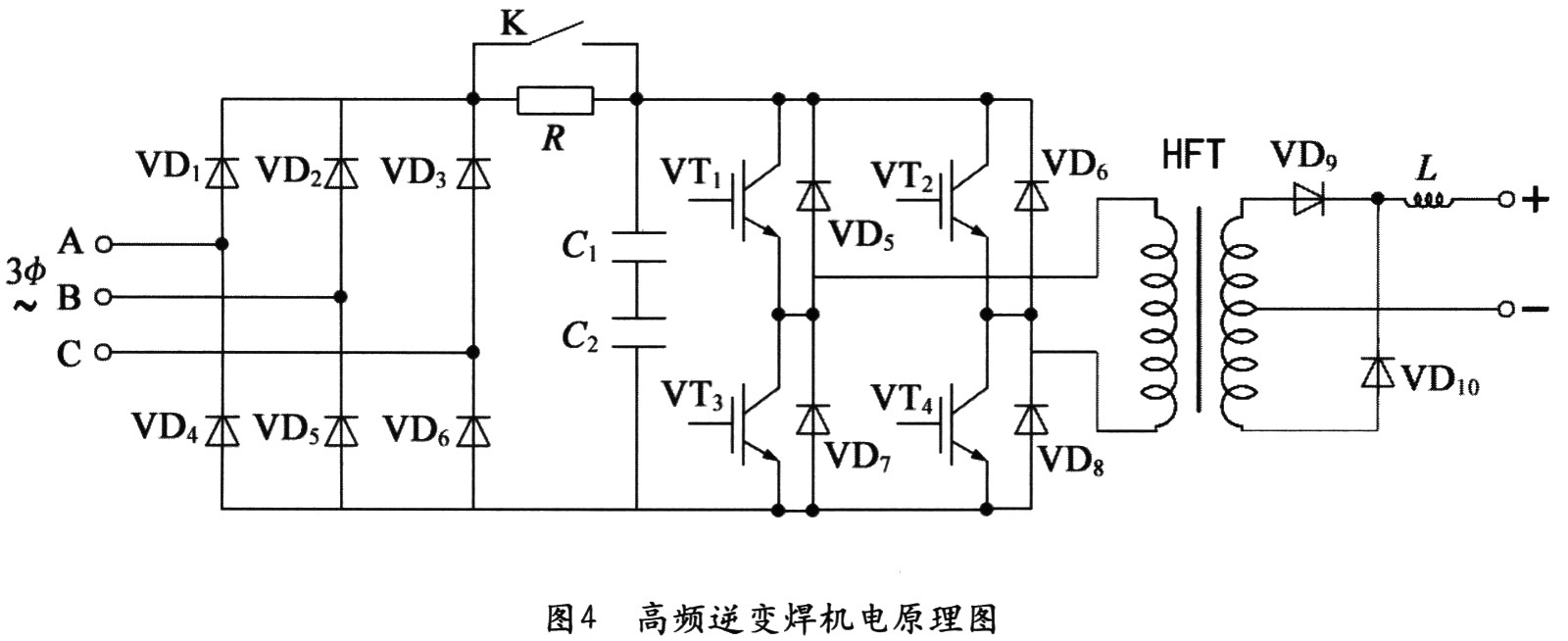 三相超快恢復(fù)二極管整流橋開(kāi)關(guān)模塊