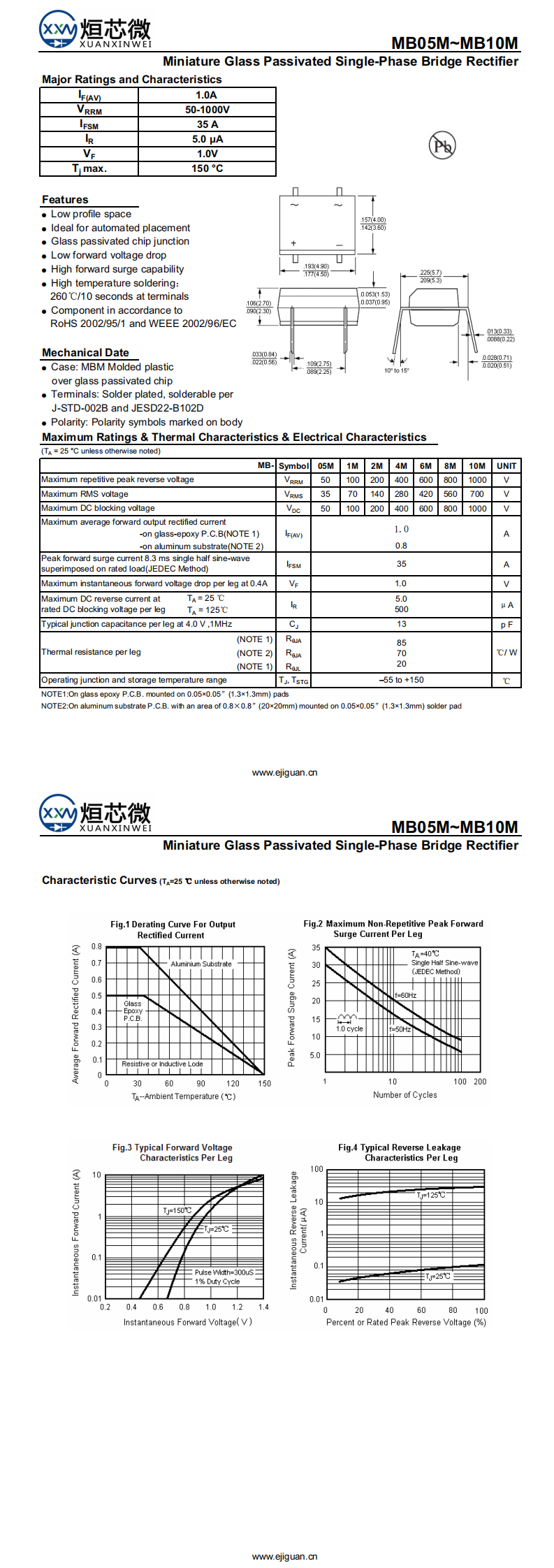 MB8M整流橋