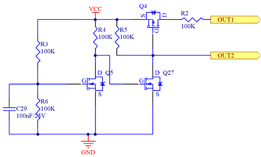 MOS管負載開關電路