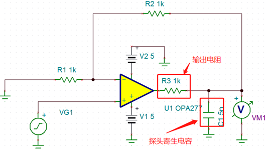 運(yùn)放電路 振鈴