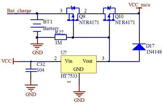 PMOS MOS管 防倒灌電路