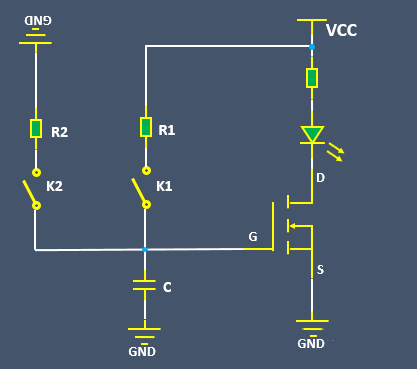 mos管 led 調(diào)光電路