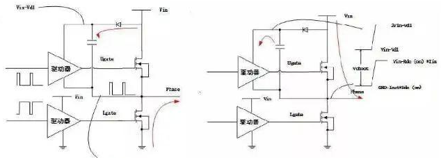 MOS管自舉電路 MOS管自舉電容