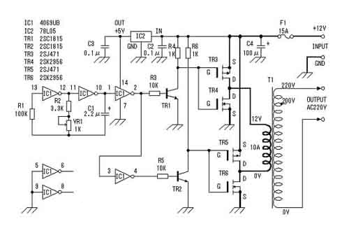 AC DC逆變器電路