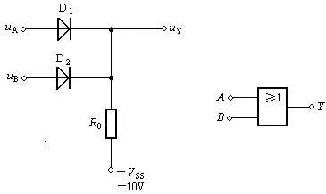 二極管與門 三極管非門電路