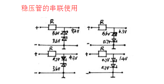 穩(wěn)壓二極管串聯(lián)