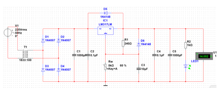 LM317三端穩(wěn)壓管