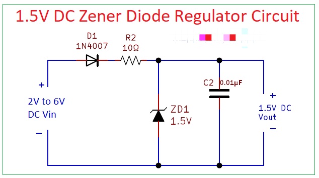 齊納二極管設(shè)計(jì)穩(wěn)壓直流電源電路