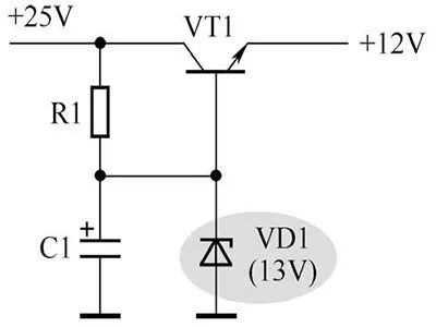 穩(wěn)壓二極管應用電路